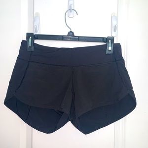 lululemon speed shorts